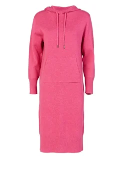 Sukienka z kapturem z wełną merynosową
