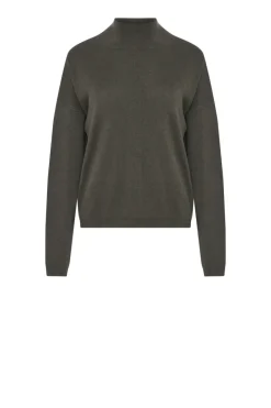 Sweter golf z wełną merynosową i kaszmirem